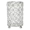 Elegant Designs™ Chrome Crystal Decorative Candle Holder